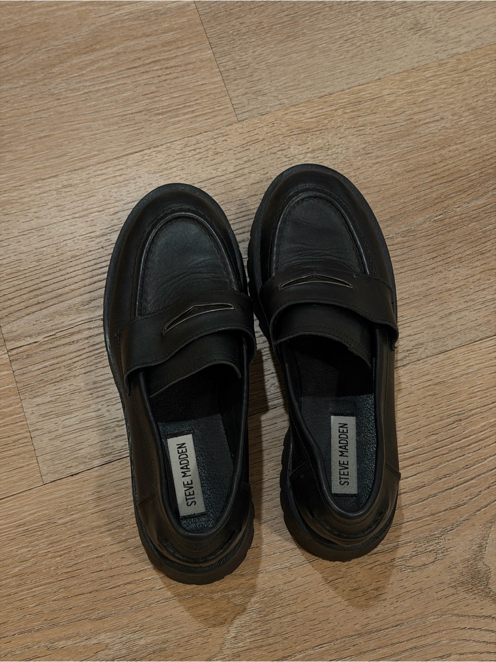 Steve Madden Lawrence Leather Loafers